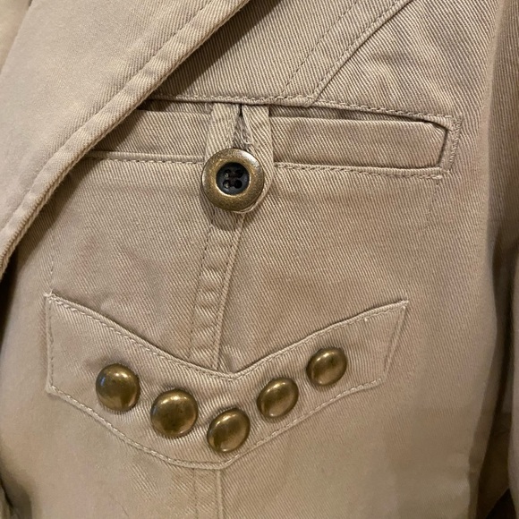 ** 3 FOR $35 DEAL + FREE SHIPPING ** Military-Inspired Jacket - 100% Cotton - Picture 8 of 13